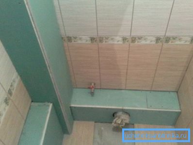 Sheathed with moisture resistant plasterboard box