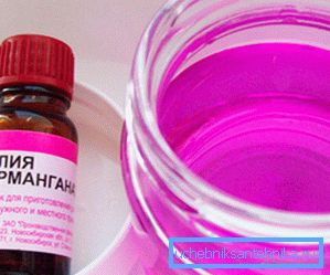 Conventional potassium permanganate is great for disinfecting a well. Conventional potassium permanganate is great for disinfecting a well.