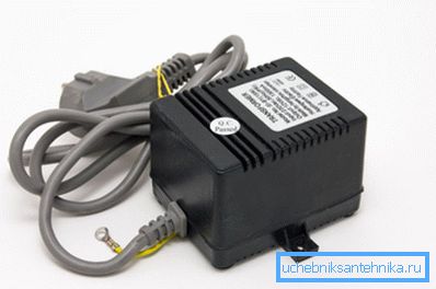 Conventional power supply for shower Conventional power supply for shower