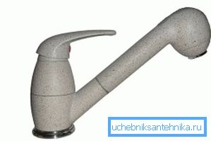 Plain Ceramic Faucet for Kitchen