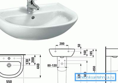 Very often, manufacturers attach special installation instructions to their products, which necessarily contain dimensions, but if necessary they can be corrected, it’s important that they do not affect the work