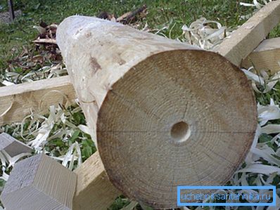 It is very important that the holes in the ends are located strictly in the center.