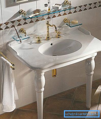 One of the options for outdoor sinks