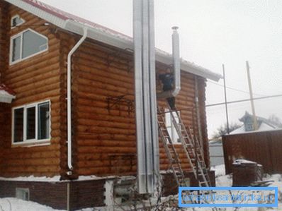One of the options for installing central ventilation ducts One of the options for installing central ventilation ducts