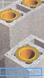 Single and double blocks, inside which is a ceramic cartridge, by comparing which you can get a full-fledged chimney of excellent quality Single and double blocks, inside which is a ceramic cartridge, by comparing which you can get a full-fledged chimney of excellent quality