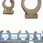 Single and double fixture clip for 20mm pipe