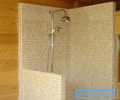 Tiled fencing Tiled fencing
