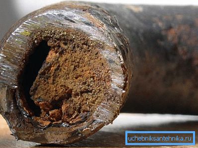 Oxides from pipes seriously degrade water quality Oxides from pipes seriously degrade water quality