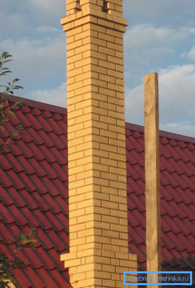 The optimal height of the brick chimney The optimal height of the brick chimney