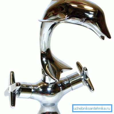 Original design with a dolphin.