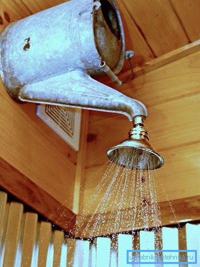 The original construction solution that fits perfectly into the design of a country house or bath The original construction solution that fits perfectly into the design of a country house or bath