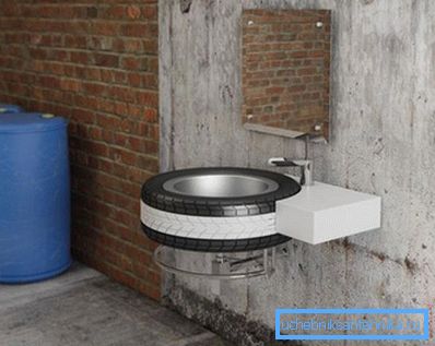 Original washbasin for garage in stainless steel. Original washbasin for garage in stainless steel.