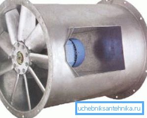 Axial exhaust fan AXCBF-18