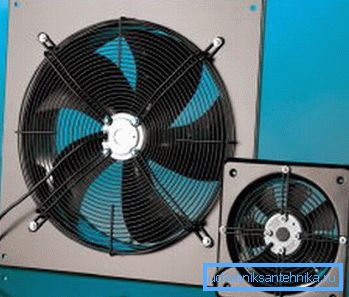 Axial fans of the residential ventilation system Axial fans of the residential ventilation system