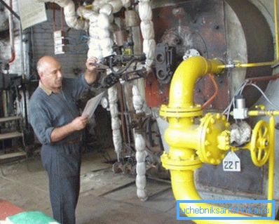 Inspection of the boiler room Inspection of the boiler room