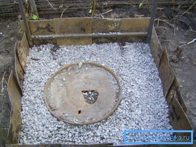 Base prepared for pouring mortar Base prepared for pouring mortar