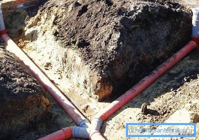 2747 Features of laying sewer pipes