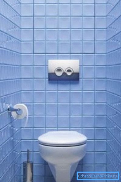 It remains only to stick the tiles and put the toilet It remains only to stick the tiles and put the toilet