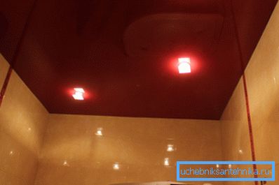 Illuminated bathroom Illuminated bathroom