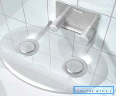 Folding high chair for shower - very compact and practical solution