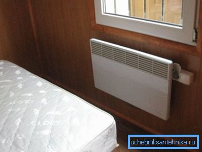 You can also heat a small dacha with an electric convector You can also heat a small dacha with an electric convector