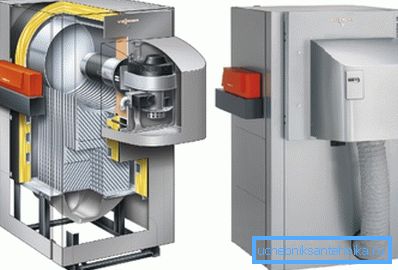 Heating boiler for liquefied gas can work on the main Heating boiler for liquefied gas can work on the main
