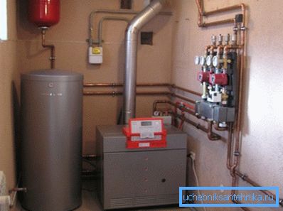 Heating for a private house is carried out by the operation of such boiler rooms. Heating for a private house is carried out by the operation of such boiler rooms.