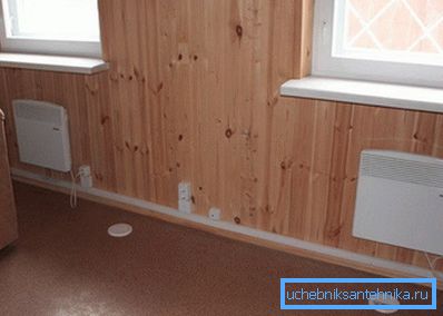 Heating by electric convectors Heating by electric convectors