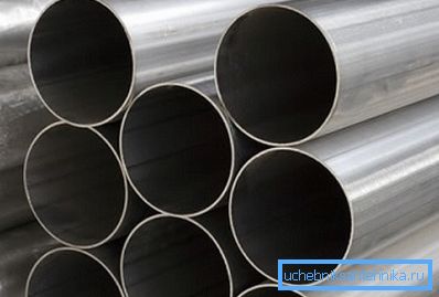 Galvanized electric welded pipes