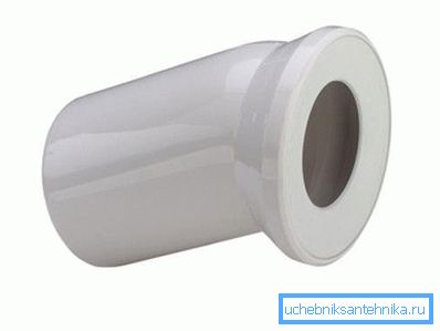 Branch for connection of a toilet bowl to the sewerage Branch for connection of a toilet bowl to the sewerage