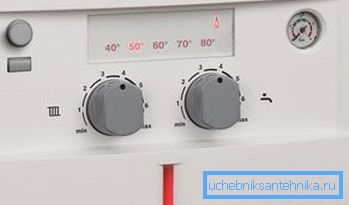 The control panel heater BOSCH Gaz The control panel heater BOSCH Gaz