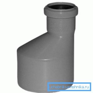 Adapter with a diameter of 50 mm by 110 mm