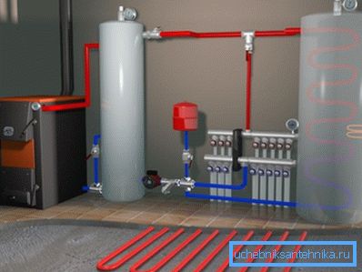 Heat transfer is carried out by circulating a heated fluid. Heat transfer is carried out by circulating a heated fluid.