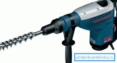 Perforator to create mounting holes in concrete Perforator to create mounting holes in concrete