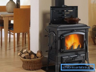 The flame of burning logs gives the room a special comfort. The flame of burning logs gives the room a special comfort.