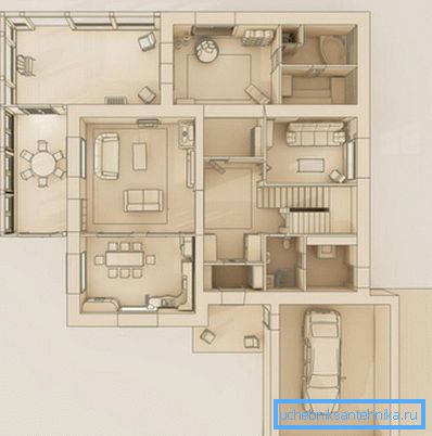 When planning to install heating in the walls, decide in advance where the built-in furniture will be. When planning to install heating in the walls, decide in advance where the built-in furniture will be.