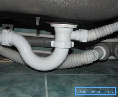 Plastic wiring and knee water seal under the bath. Plastic wiring and knee water seal under the bath.