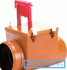 Plastic valve for sewer pipe Plastic valve for sewer pipe