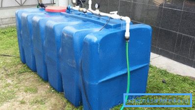 Plastic tank for irrigation with tap and fittings Plastic tank for irrigation with tap and fittings