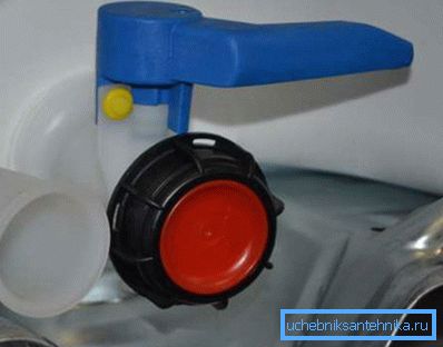 Plastic tap with plug for plastic water tank Plastic tap with plug for plastic water tank