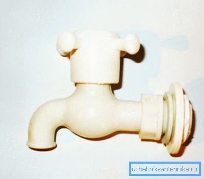 Plastic tap Plastic tap