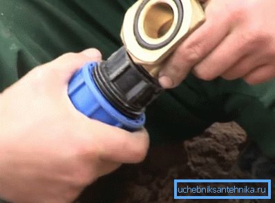 PND pipe fasten compression fitting PND pipe fasten compression fitting