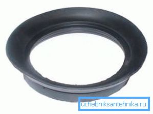 The lining established between a toilet bowl and a tank. The lining established between a toilet bowl and a tank.