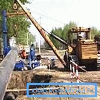 Connecting a private house to the public water supply