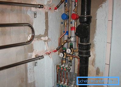Connection to hot water supply Connection to hot water supply