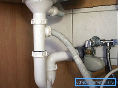Connecting a dishwasher to the water supply using ball valves Connecting a dishwasher to the water supply using ball valves