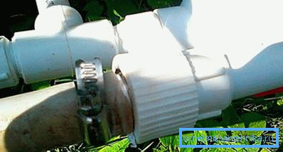 Connection of PP pipe to a metal pipe