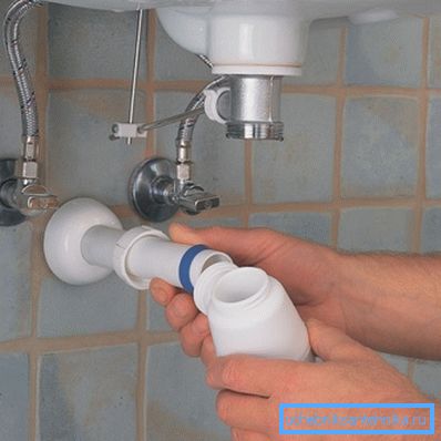 Connecting the sink to the sink Connecting the sink to the sink