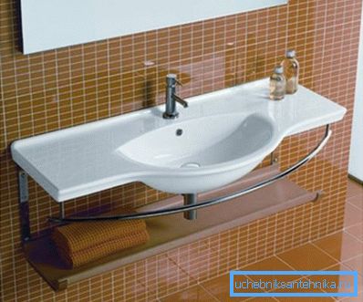 Suspension on metal brackets. Suspension on metal brackets.
