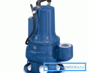Submersible unit of the Pedrollo company.